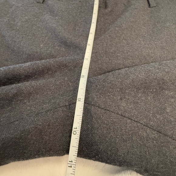 The Limited Cassidy Fit charcoal gray wool dress trousers lined pockets zip SZ 8 - Picture 9 of 13